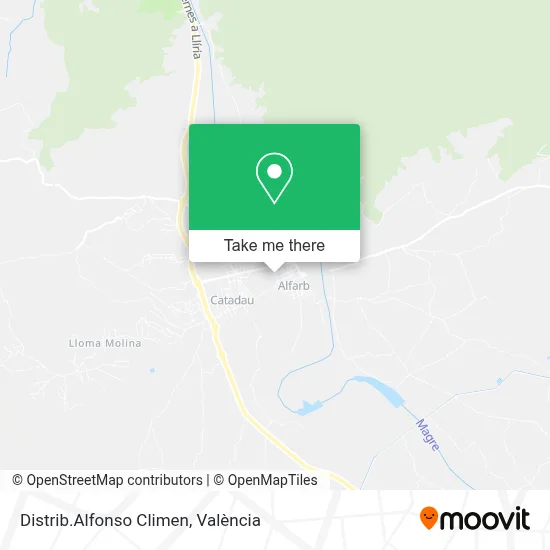 Distrib.Alfonso Climen map