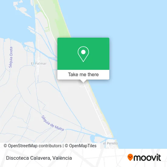 Discoteca Calavera map