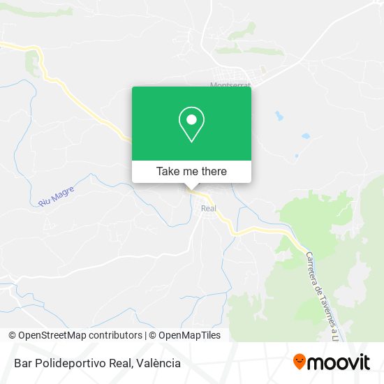 Bar Polideportivo Real map