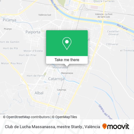 Club de Lucha Massanassa, mestre Stanly. map