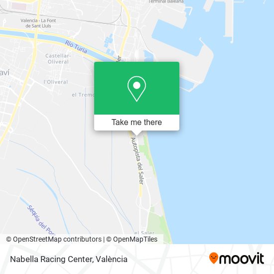 Nabella Racing Center map