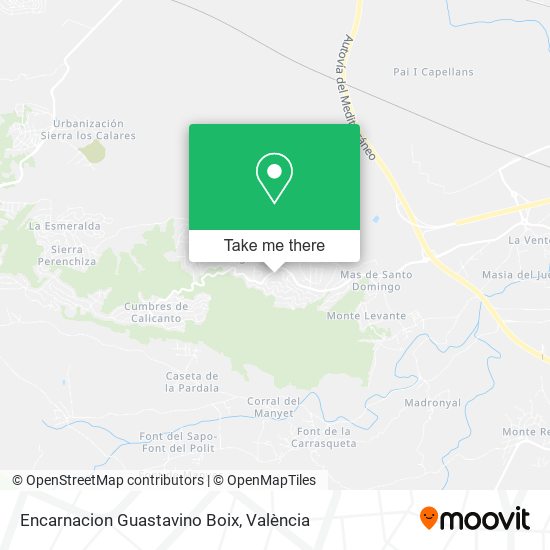Encarnacion Guastavino Boix map