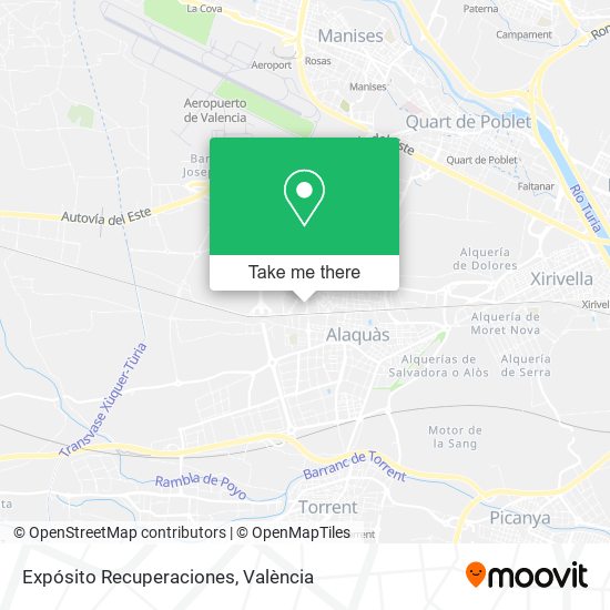 mapa Expósito Recuperaciones