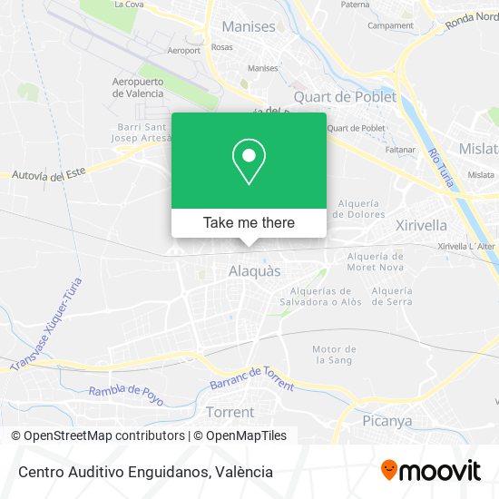 Centro Auditivo Enguidanos map