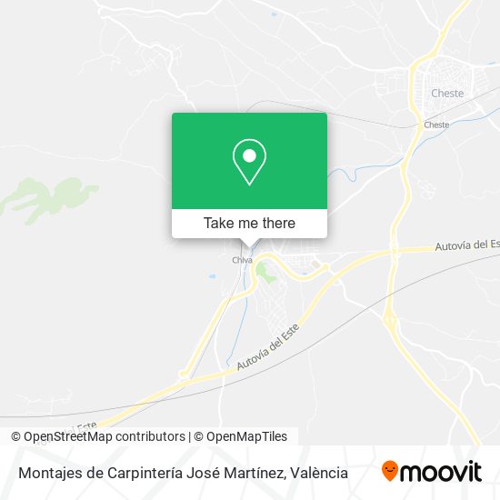 Montajes de Carpintería José Martínez map