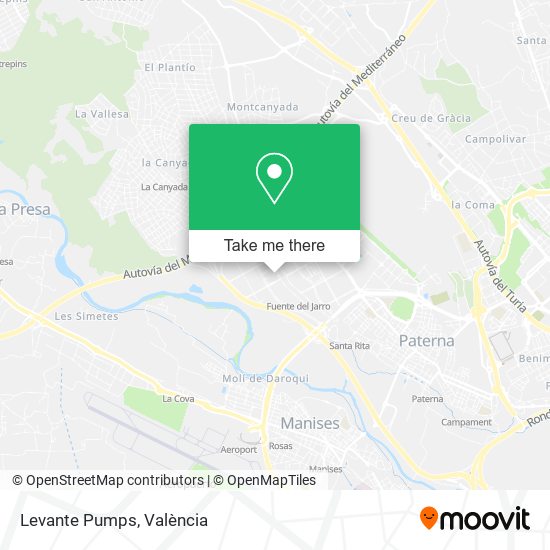 Levante Pumps map