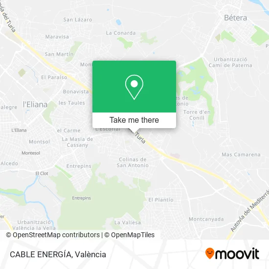 CABLE ENERGÍA map