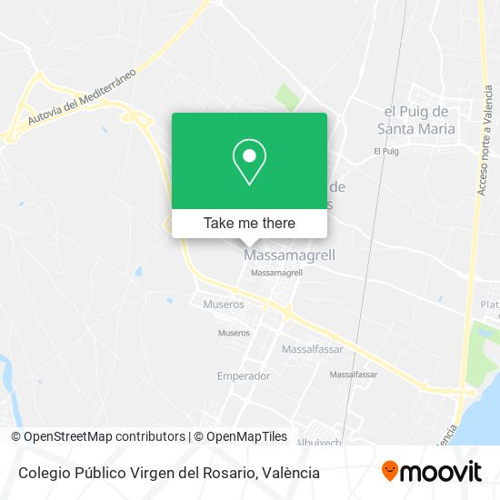 Colegio Público Virgen del Rosario map