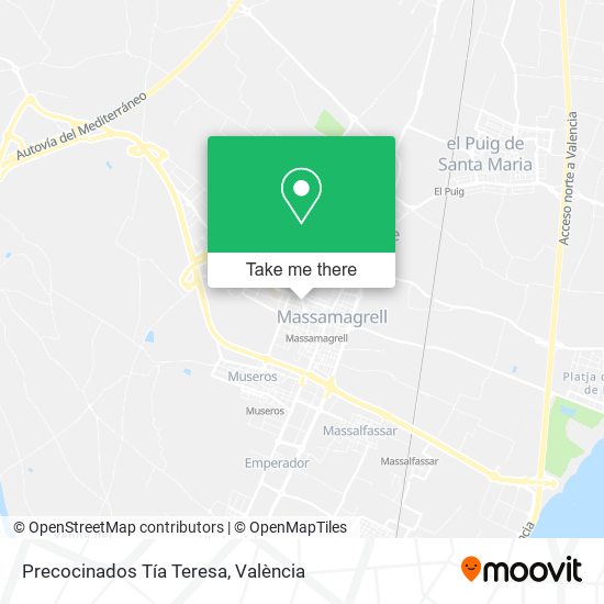 Precocinados Tía Teresa map
