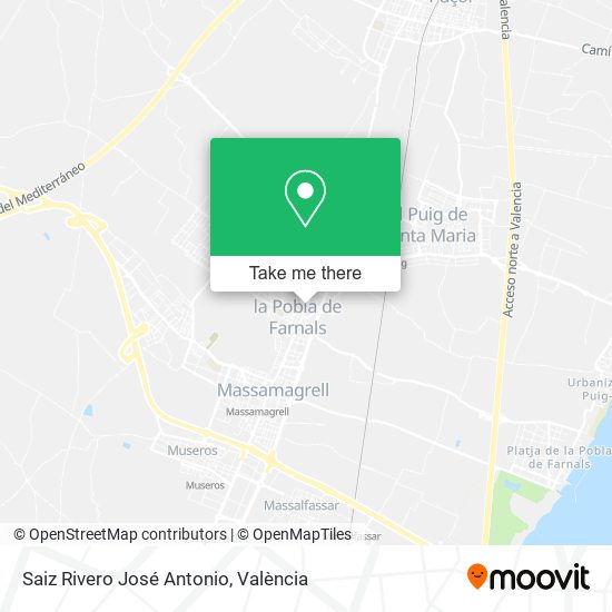 Saiz Rivero José Antonio map