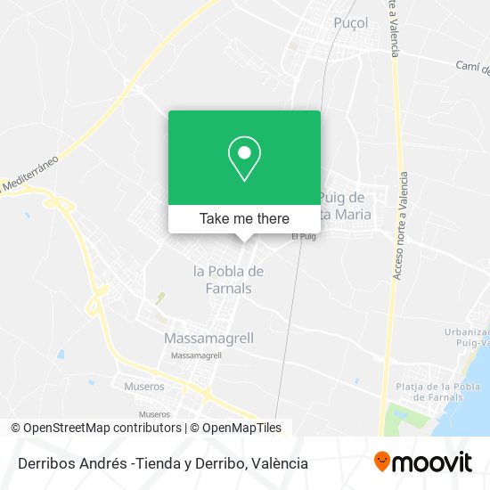 Derribos Andrés -Tienda y Derribo map