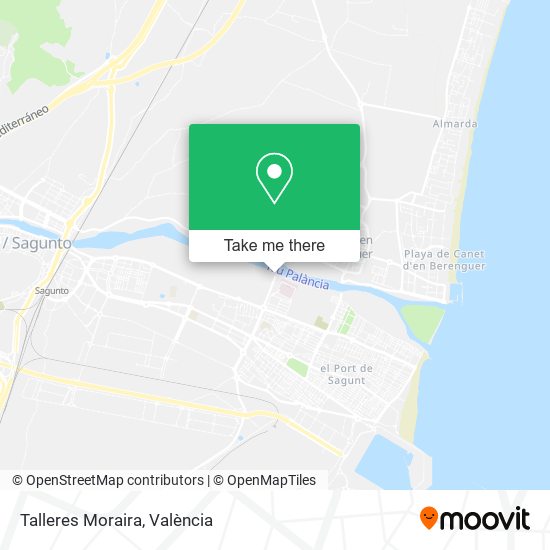 Talleres Moraira map