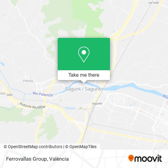 Ferrovallas Group map