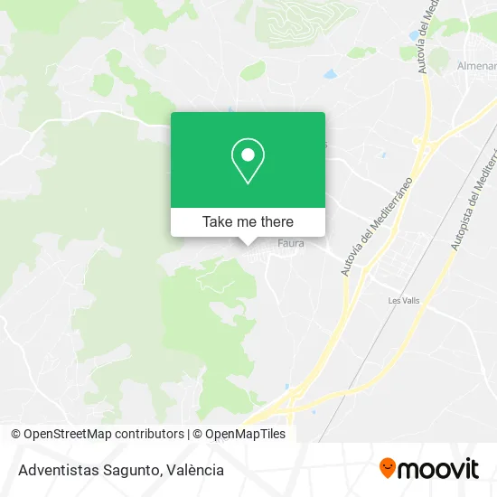 Adventistas Sagunto map