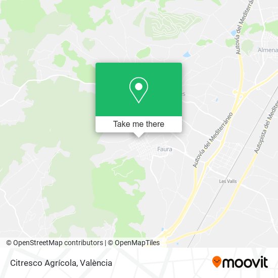 Citresco Agrícola map