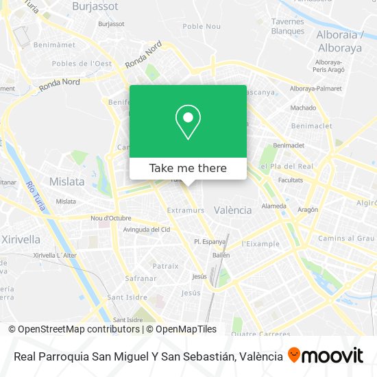 Real Parroquia San Miguel Y San Sebastián map