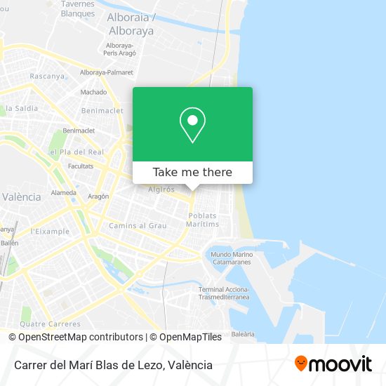 Carrer del Marí Blas de Lezo map