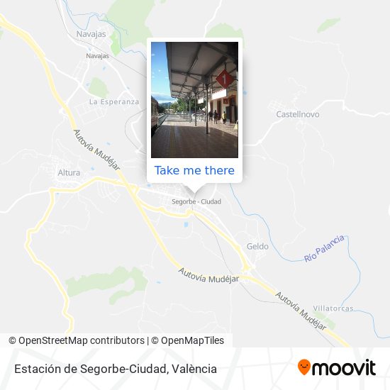 Estación de Segorbe-Ciudad map