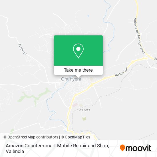 mapa Amazon Counter-smart Mobile Repair and Shop