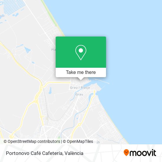 Portonovo Café Cafetería map