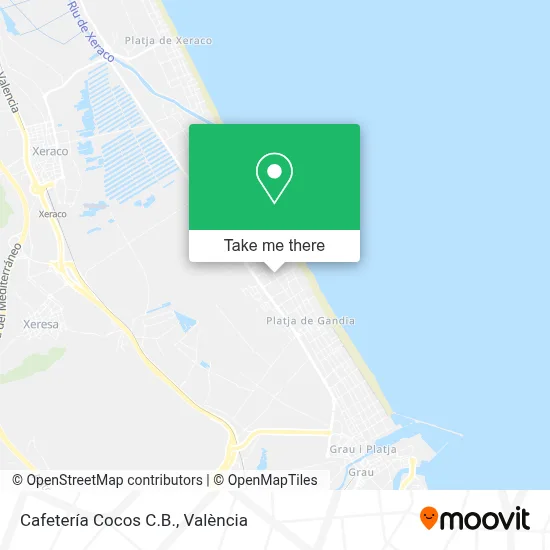 Cafetería Cocos C.B. map