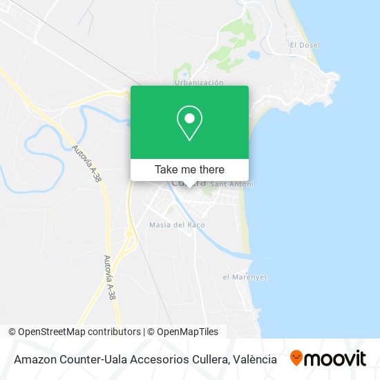 mapa Amazon Counter-Uala Accesorios Cullera