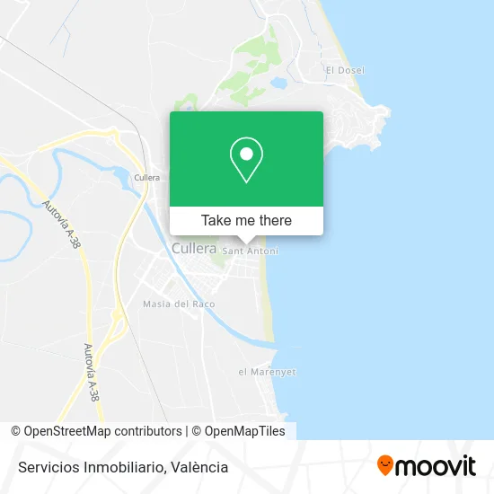 Servicios Inmobiliario map