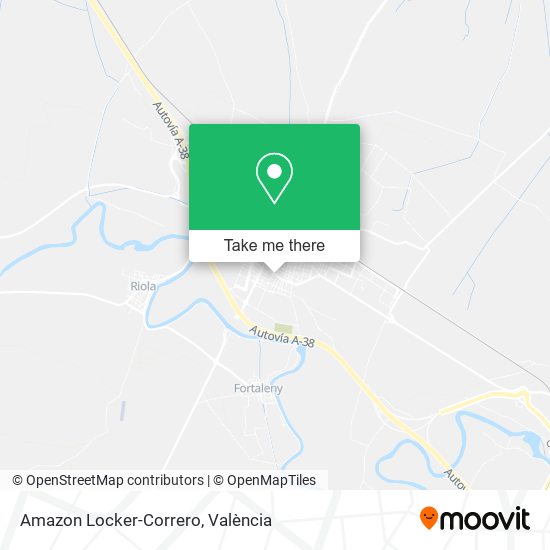 Amazon Locker-Correro map