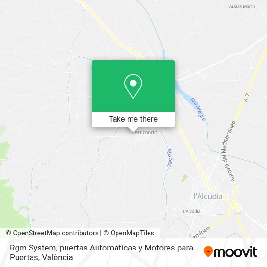 Rgm System, puertas Automáticas y Motores para Puertas map