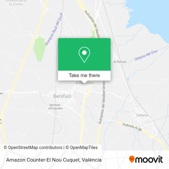 Amazon Counter-El Nou Cuquet map