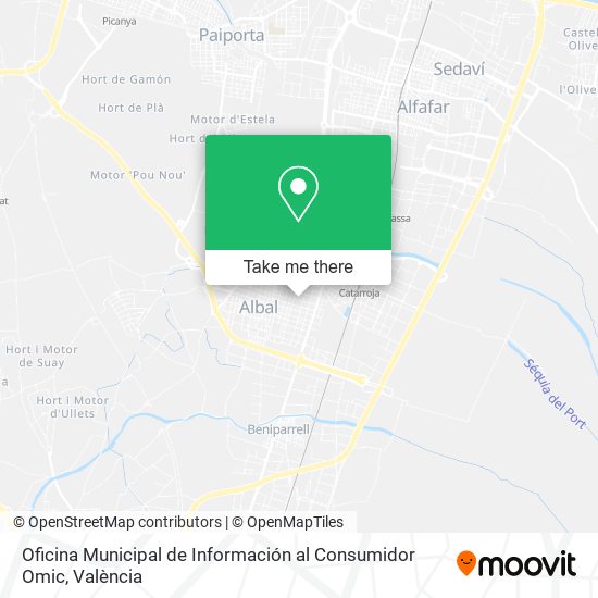 Oficina Municipal de Información al Consumidor Omic map