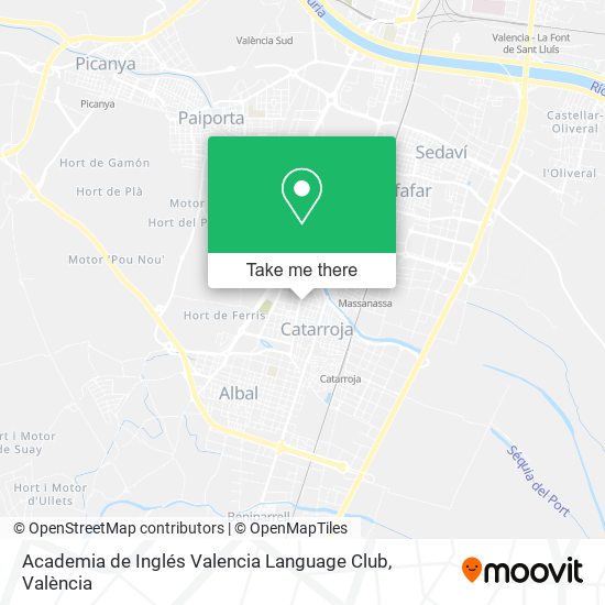 Academia de Inglés Valencia Language Club map