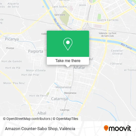 Amazon Counter-Sabo Shop map