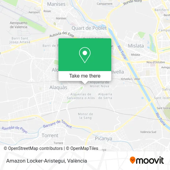 Amazon Locker-Aristegui map