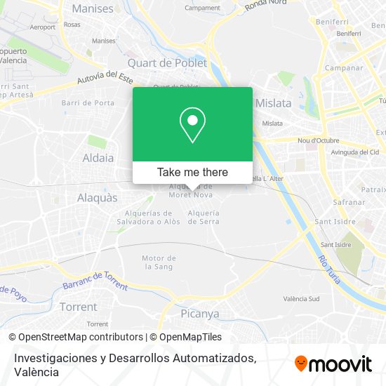 Investigaciones y Desarrollos Automatizados map