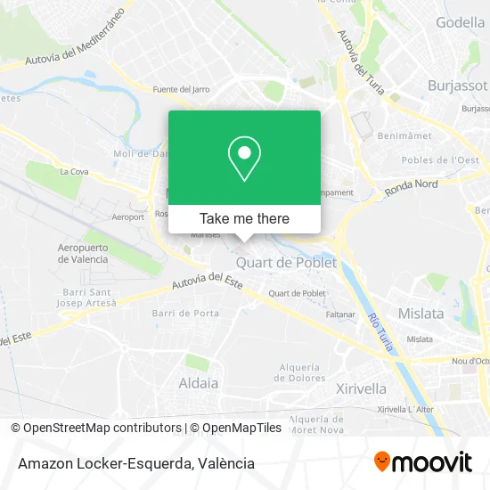 mapa Amazon Locker-Esquerda