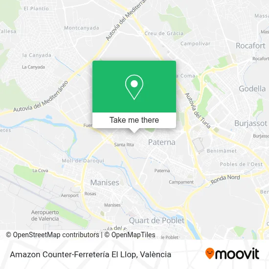 Amazon Counter-Ferretería El Llop map