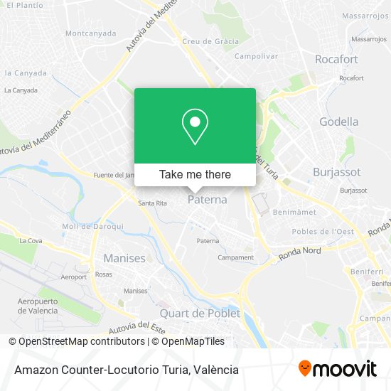 Amazon Counter-Locutorio Turia map