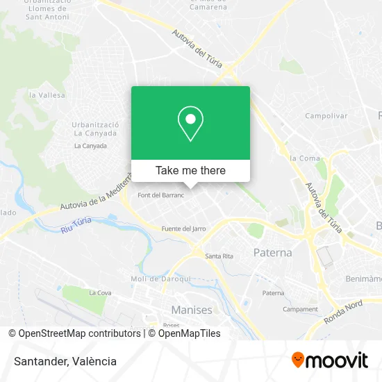 Santander map