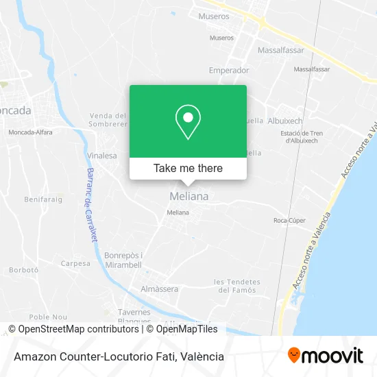 Amazon Counter-Locutorio Fati map