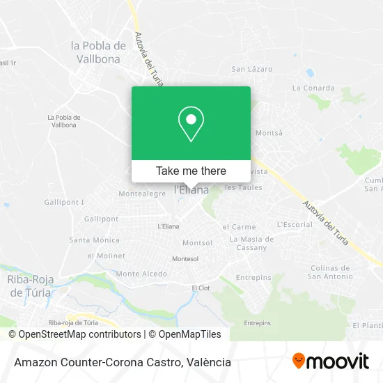 Amazon Counter-Corona Castro map