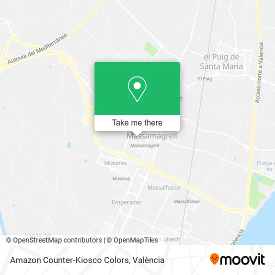 Amazon Counter-Kiosco Colors map