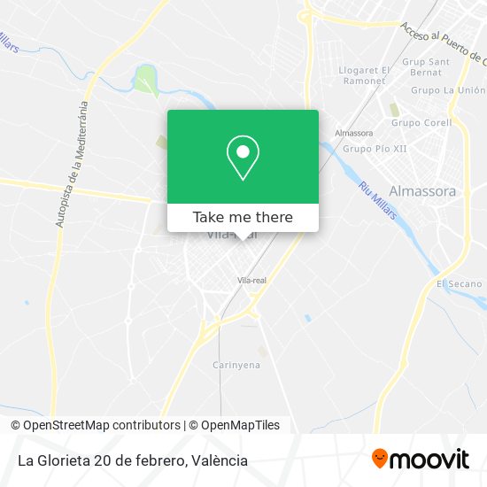 La Glorieta 20 de febrero map
