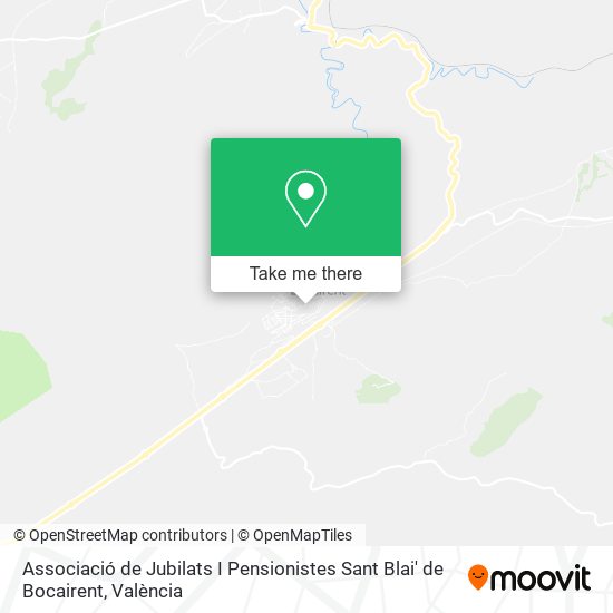 Associació de Jubilats I Pensionistes Sant Blai' de Bocairent map