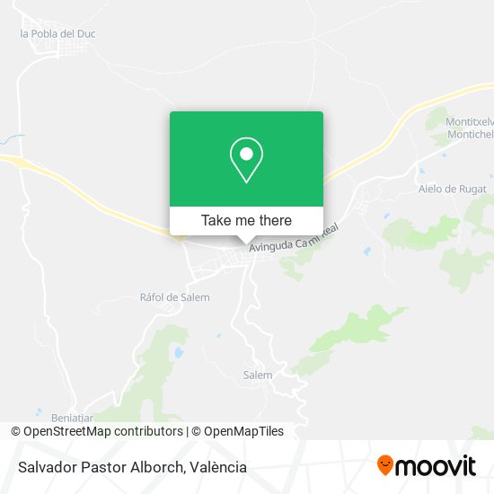 Salvador Pastor Alborch map