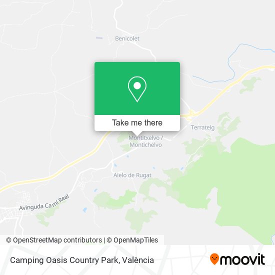 mapa Camping Oasis Country Park