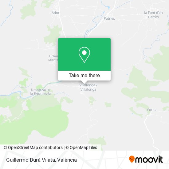 Guillermo Durá Vilata map