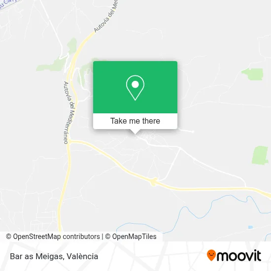 Bar as Meigas map