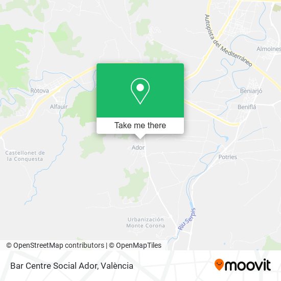 Bar Centre Social Ador map