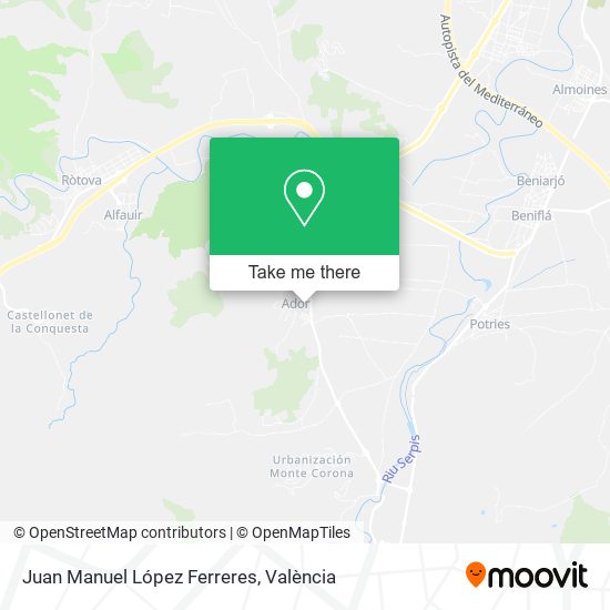 Juan Manuel López Ferreres map